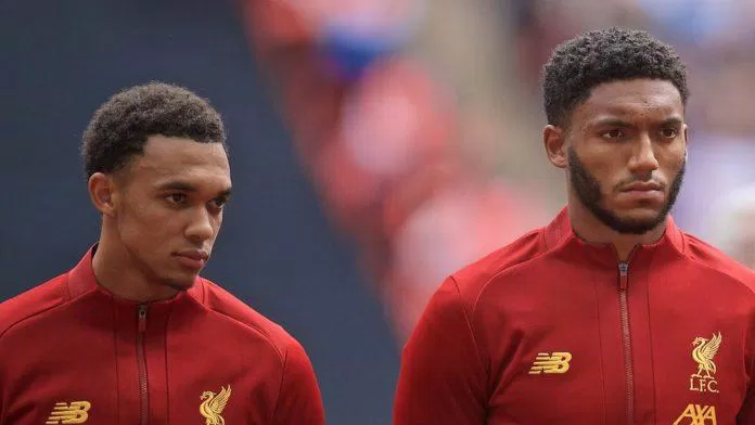 Cả Joe Gomez lẫn Arnold đều không thể đảm bảo tốt mặt trận phòng ngự bên hành lang cánh phải (nguồn ảnh: Internet) Cả Joe Gomez lẫn Arnold đều không thể đảm bảo tốt mặt trận phòng ngự bên hành lang cánh phải (nguồn ảnh: Internet)