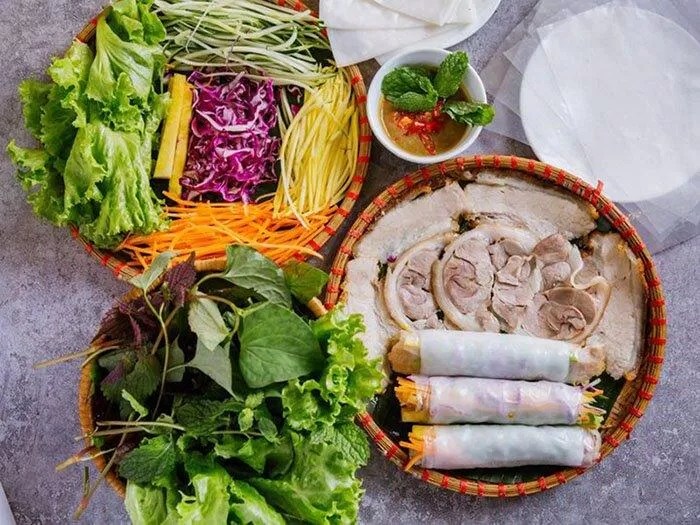 Bánh tráng cuốn thịt heo (Nguồn: Internet)