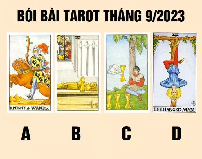 Bói bài tarot: Vận may tháng 9/2023, bước ngoặt vận mệnh của bạn (Ảnh: Internet) Bói bài tarot: Vận may tháng 9/2023, bước ngoặt vận mệnh của bạn (Ảnh: Internet)