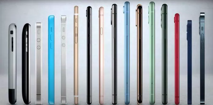 Loạt iPhone ra đời ngày càng được hoàn thiện (Nguồn: Internet) Loạt iPhone ra đời ngày càng được hoàn thiện (Nguồn: Internet)