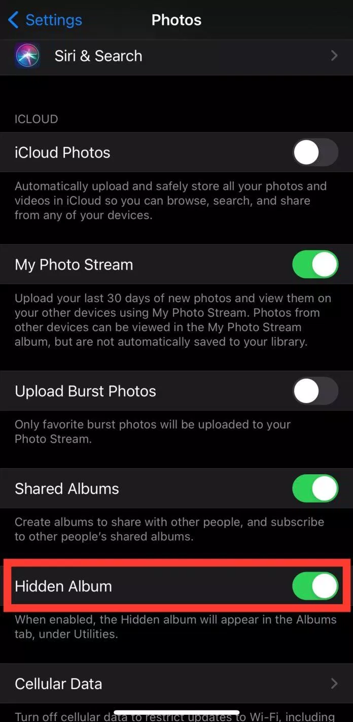 Cách ẩn album ảnh trên iphone đơn giản trong 3 bước (Ảnh: Internet)