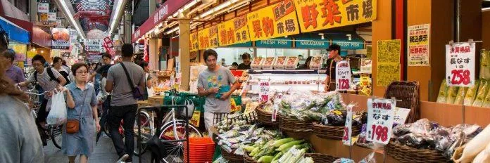Chợ Kuromon Ichiba - nguồn: Internet Chợ Kuromon Ichiba - nguồn: Internet