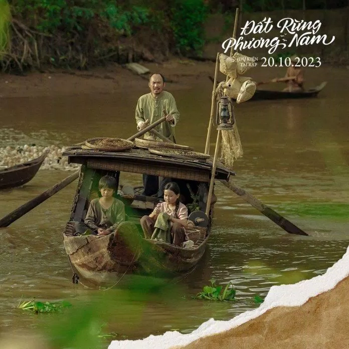 Cảnh miền tây sông nước đoạn An cùng cha con ông Tiều đi buôn bán trên sông.(Ảnh:Internet)