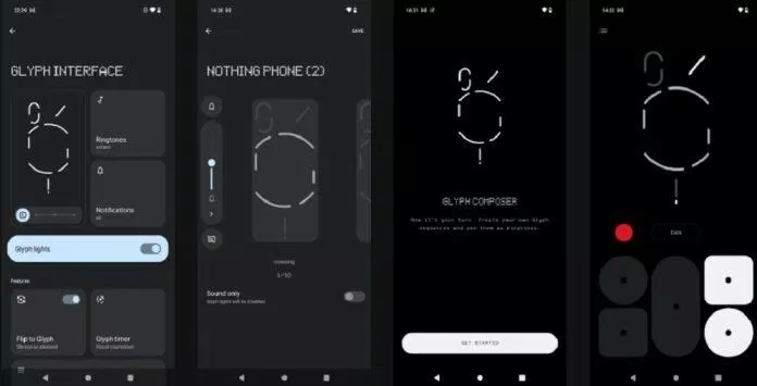 Giao diện Glyph của Nothing Phone 2 (Ảnh: Internet) Giao diện Glyph của Nothing Phone 2 (Ảnh: Internet)