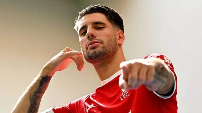 Dominik Szoboszlai chuyển tới Liverpool với giá 60 triệu bảng (nguồn ảnh: Liverpool Official) Dominik Szoboszlai chuyển tới Liverpool với giá 60 triệu bảng (nguồn ảnh: Liverpool Official)
