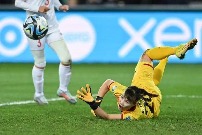 Đội tuyển nữ Việt Nam rời sân chơi World Cup 2023 nhưng với điểm sáng. Ảnh Internet