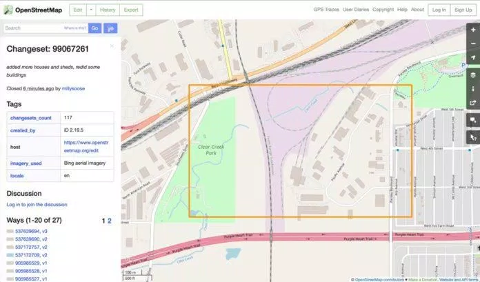 Giao diện của OpenStreetMaps (Ảnh: Internet) Giao diện của OpenStreetMaps (Ảnh: Internet)