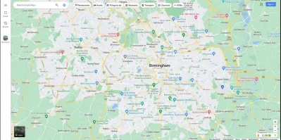 Giao diện của Google Maps (Ảnh: Internet) Giao diện của Google Maps (Ảnh: Internet)