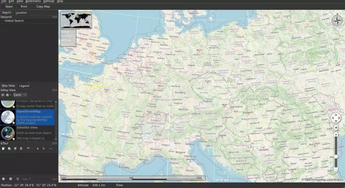 Bản đồ của OpenStreetMaps (Ảnh: Internet)