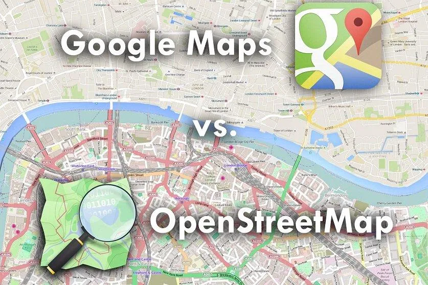 OpenStreetMaps có nhiều điểm khác biệt so với Google Maps (Ảnh: Internet) OpenStreetMaps có nhiều điểm khác biệt so với Google Maps (Ảnh: Internet)