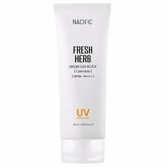 Kem chống nắng Nacific Fresh Herb Origin Sun Block Calendula (Nguồn: Internet)