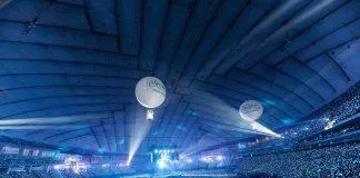 Nhóm nhạc K-Pop biểu diễn tại Tokyo Dome (Ảnh: Internet)