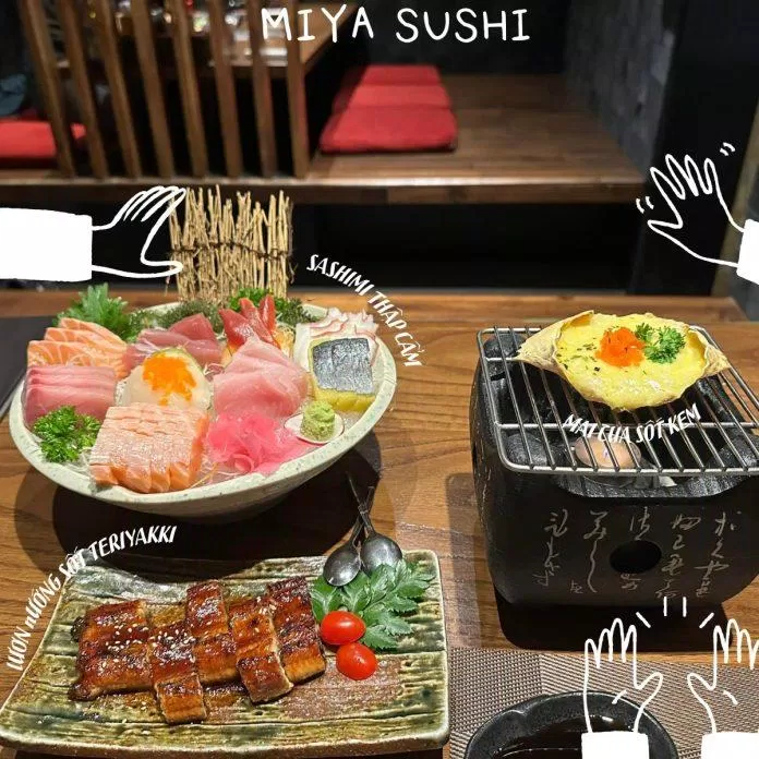 Miya Sushi BBQ Restaurant. (Ảnh: BlogAnChoi)
