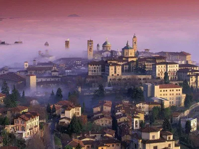 Thị trấn cổ Bergamo - Nguồn: Internet Thị trấn cổ Bergamo - Nguồn: Internet