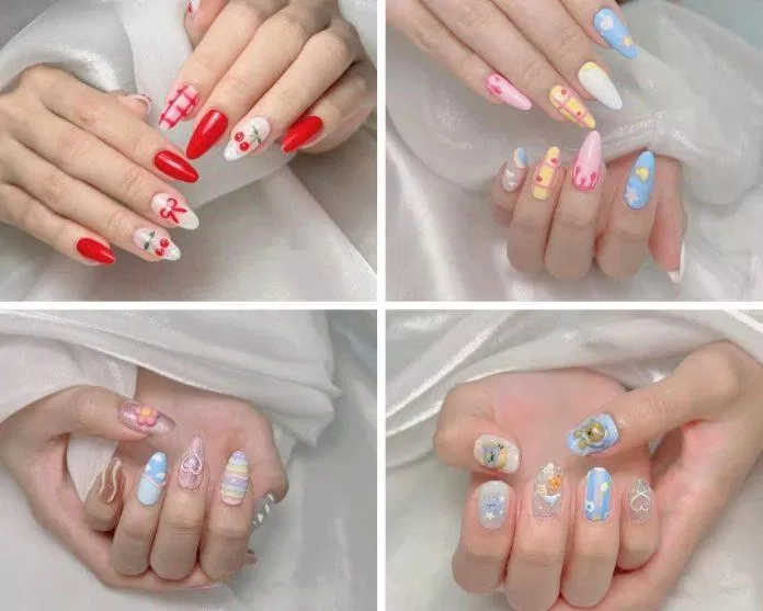 Rất nhiều mẫu nail đẹp cho nàng lựa chọn.