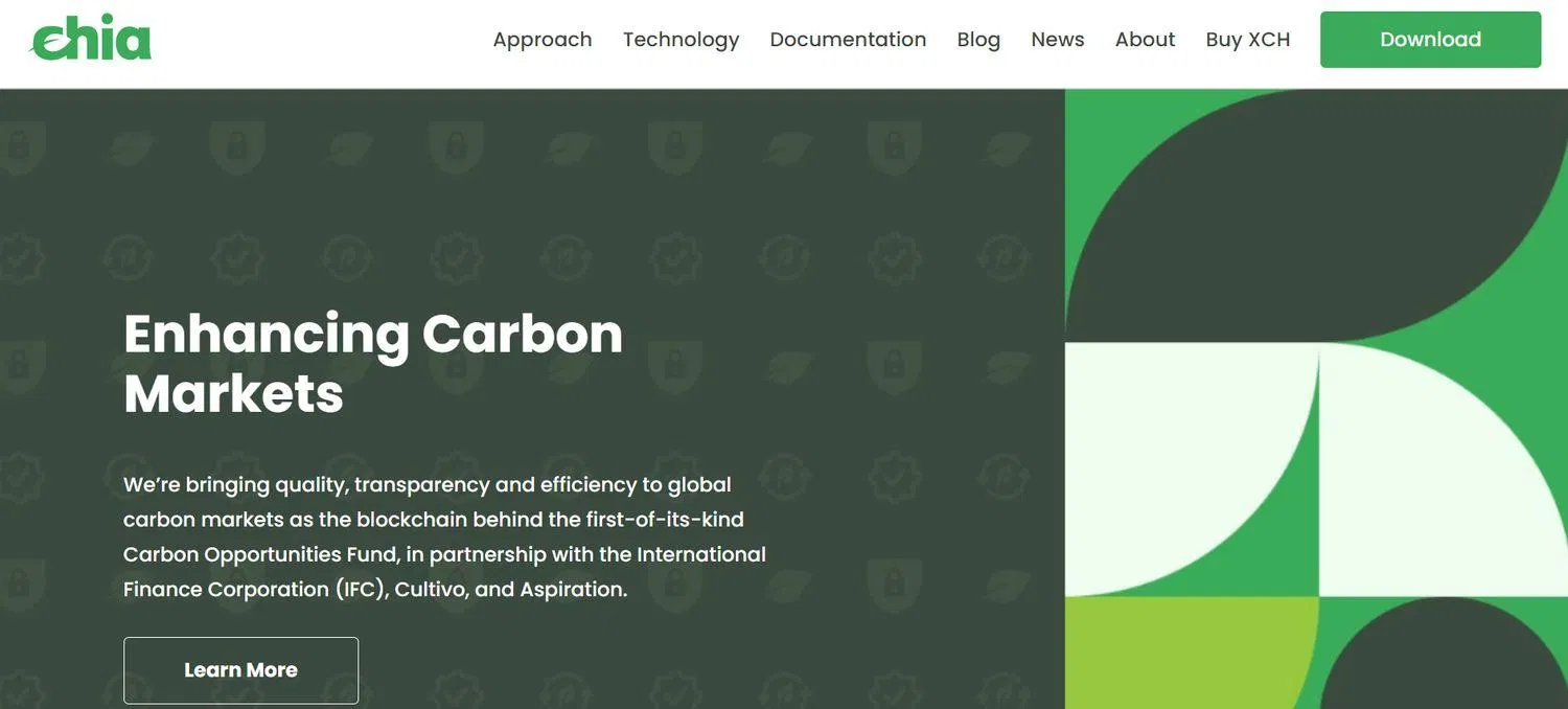 Trang chủ của Chia Network (Ảnh: Internet) Trang chủ của Chia Network (Ảnh: Internet)