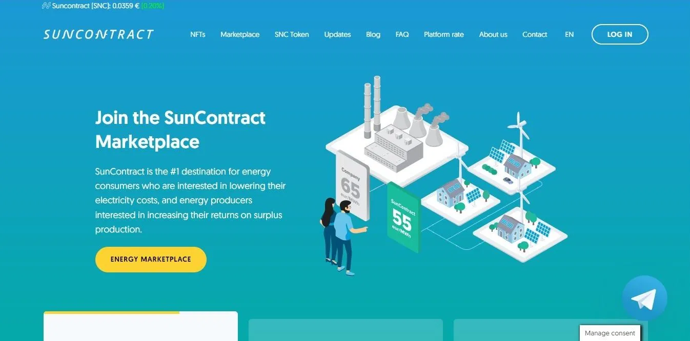 Trang chủ của SunContract (Ảnh: Internet) Trang chủ của SunContract (Ảnh: Internet)