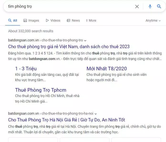 Tìm phòng trọ qua web (Ảnh: Internet) Tìm phòng trọ qua web (Ảnh: Internet)