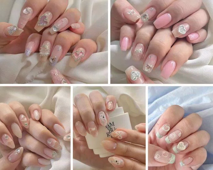 Mẫu nail theo phong cách Đài - Nhật - Hàn.