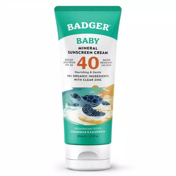 Badger Baby Mineral Sunscreen Cream SPF 40