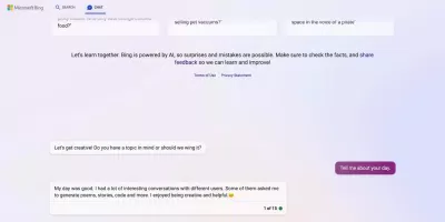 Trò chuyện với Bing (Ảnh: Internet) Trò chuyện với Bing (Ảnh: Internet)