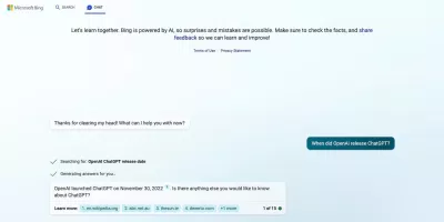 Trò chuyện với Bing (Ảnh: Internet) Trò chuyện với Bing (Ảnh: Internet)