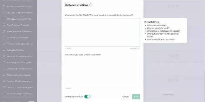 Đặt quy tắc hướng dẫn cho ChatGPT (Ảnh: Internet) Đặt quy tắc hướng dẫn cho ChatGPT (Ảnh: Internet)