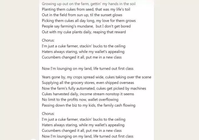 Claude AI sáng tác bài rap theo yêu cầu (Ảnh: Internet) Claude AI sáng tác bài rap theo yêu cầu (Ảnh: Internet)