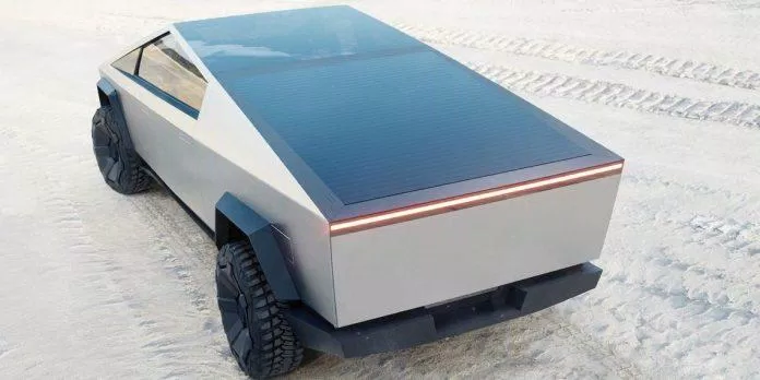 Xe điện Cybertruck của Tesla có hình dạng kỳ lạ (Ảnh: Internet) Xe điện Cybertruck của Tesla có hình dạng kỳ lạ (Ảnh: Internet)