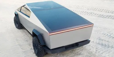 Xe điện Cybertruck của Tesla có hình dạng kỳ lạ (Ảnh: Internet) Xe điện Cybertruck của Tesla có hình dạng kỳ lạ (Ảnh: Internet)