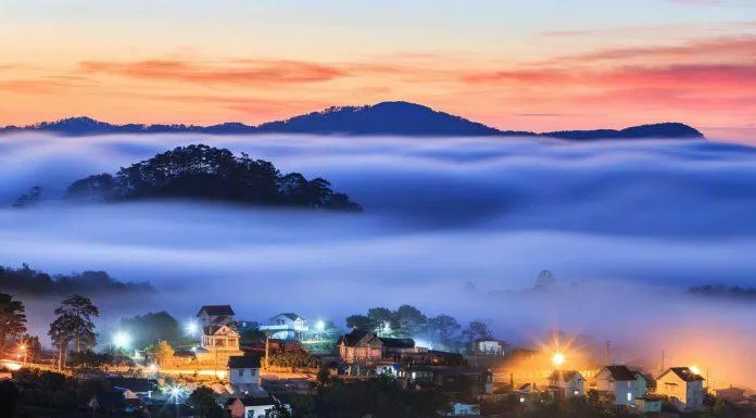 Ảnh đêm Đà Lạt (Ảnh: Internet) Ảnh đêm Đà Lạt (Ảnh: Internet)