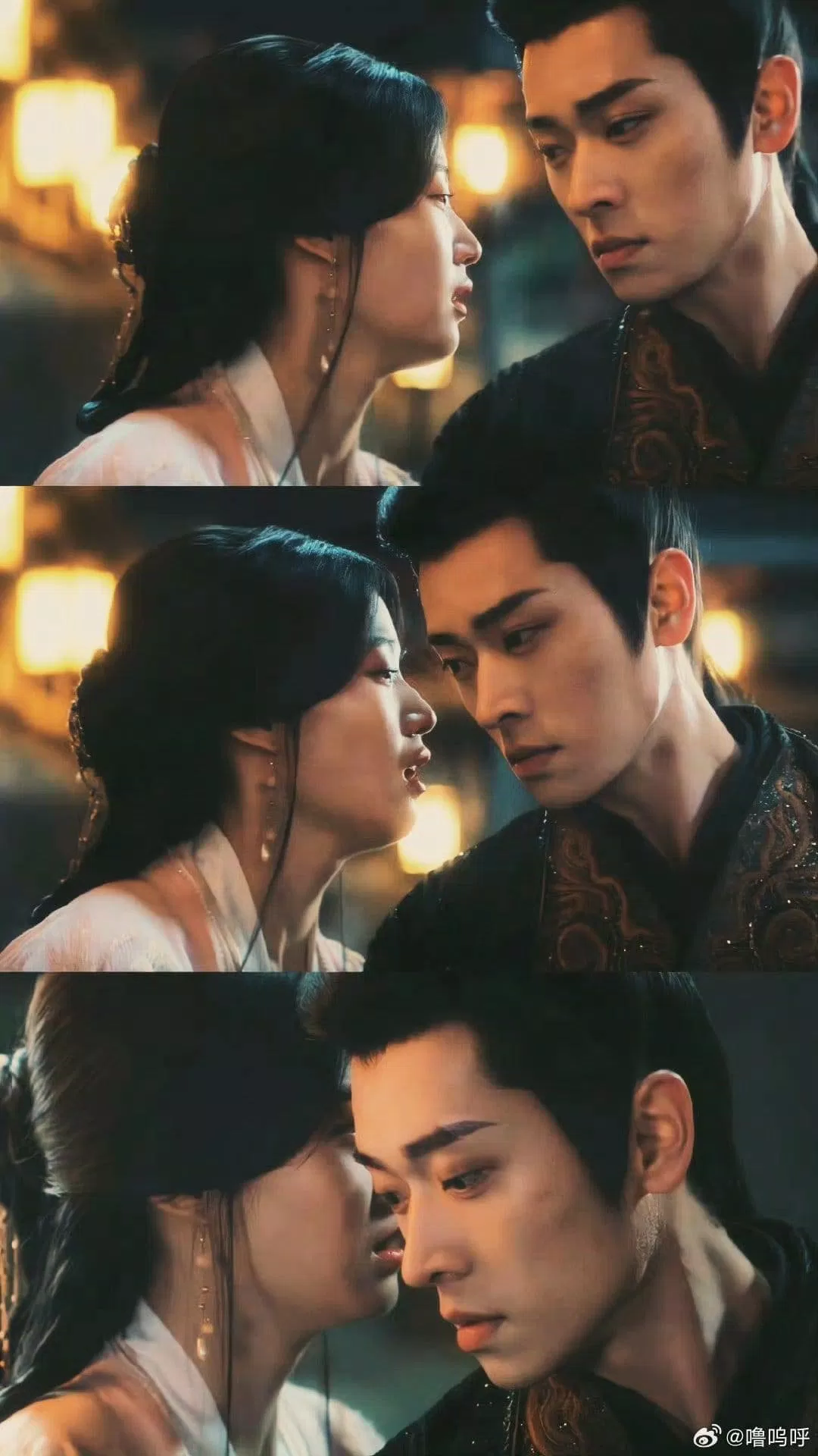 Giây phút Thượng Quan Thiển nói rằng mình đã mang cốt nhục của Cung Môn khiến Cung Thượng Giác ánh mắt giao động (Nguồn: internet) Giây phút Thượng Quan Thiển nói rằng mình đã mang cốt nhục của Cung Môn khiến Cung Thượng Giác ánh mắt giao động (Nguồn: internet)