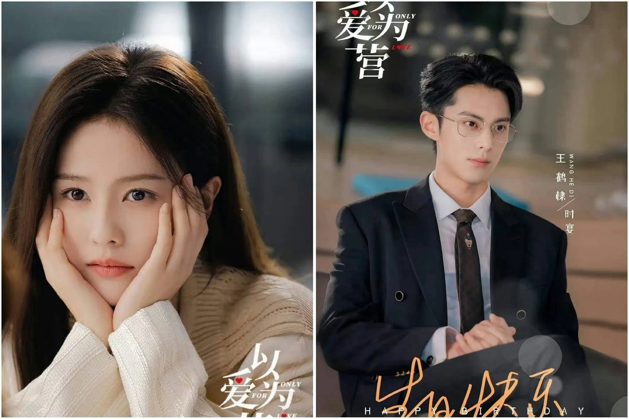 Dĩ Ái Vi Doanh do Bạch Lộc và Vương Hạc Đệ diễn chính (Nguồn: internet) Dĩ Ái Vi Doanh do Bạch Lộc và Vương Hạc Đệ diễn chính (Nguồn: internet)