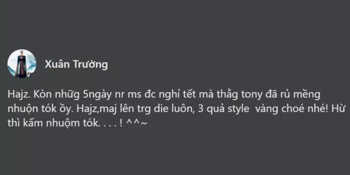 Tóc không máu lửa đời không nể Tóc không máu lửa đời không nể