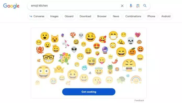 Cách tự tạo emoji của riêng bạn với Emoji Kitchen (Ảnh: Internet)