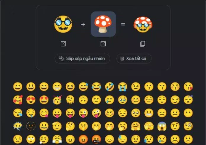 Cách tự tạo emoji của riêng bạn với Emoji Kitchen (Ảnh: Internet)