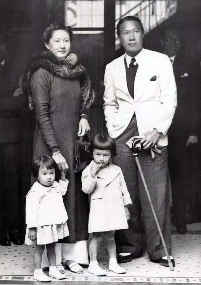 Gia đình Nam Phương hoàng hậu (Nguồn: Internet)