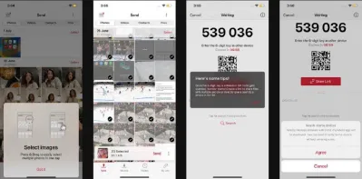 Gửi hình ảnh qua ứng dụng Send Anywhere (Ảnh: Internet) Gửi hình ảnh qua ứng dụng Send Anywhere (Ảnh: Internet)