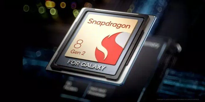 Chip Snapdragon 8 Gen 2 của điện thoại Galaxy (Ảnh: Internet)