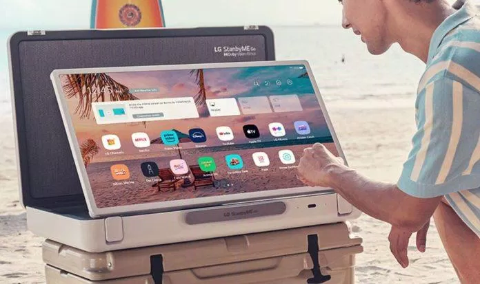 LG StandByMe Go còn là một chiếc màn hình thông minh (Ảnh : Internet) LG StandByMe Go còn là một chiếc màn hình thông minh (Ảnh : Internet)