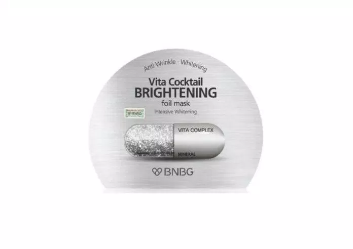 BNBG Vita Cocktail Brightening Foil Mask Intensive Whitening (Ảnh: Internet)