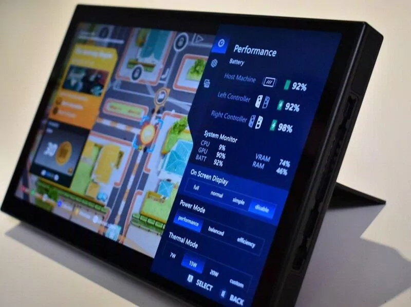Cận cảnh màn hình của Lenovo Legion Go tại IFA 2023 (Ảnh: Internet)