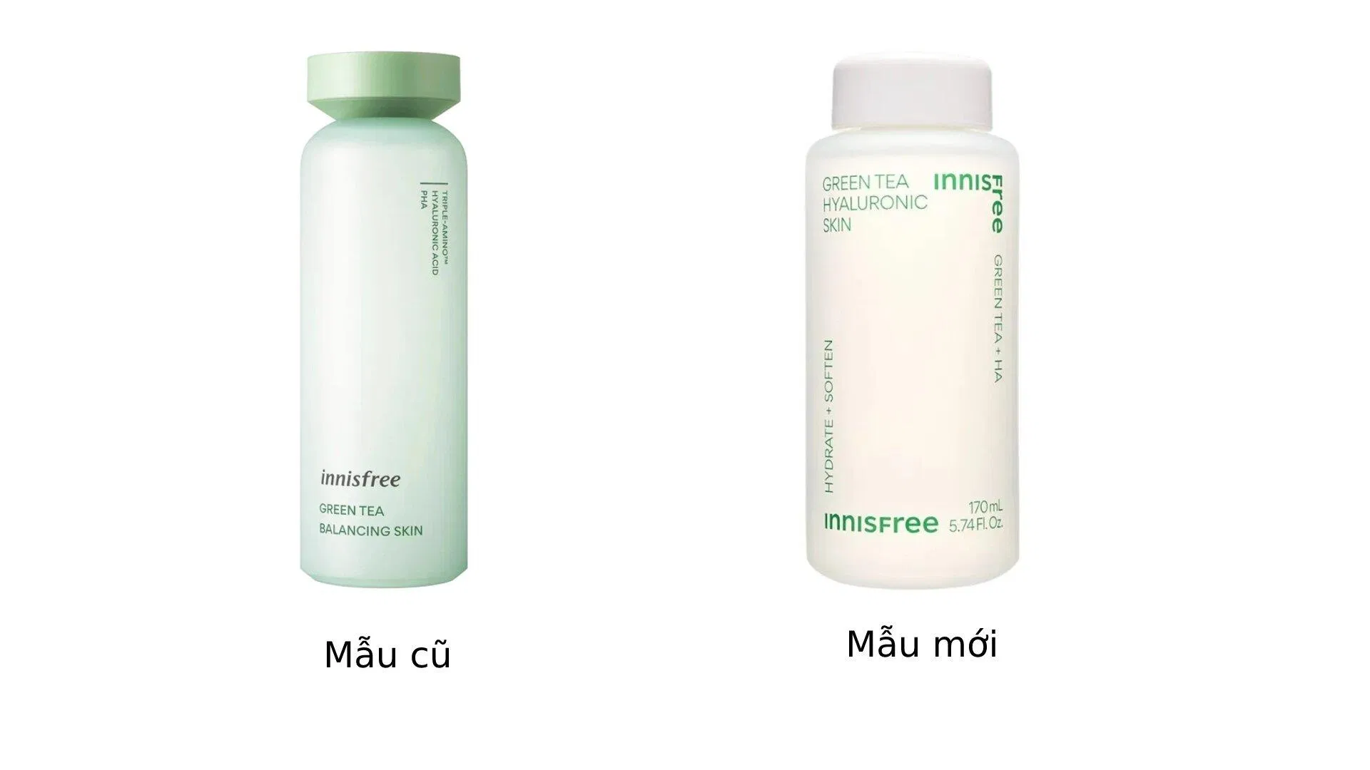 Nước cân bằng độ ẩm cho da innisfree Green Tea Seed Hyaluronic Skin (Ảnh: Internet)