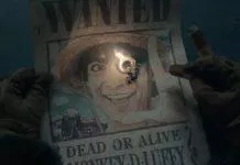 Tấm áp phích truy nã của Luffy bị đốt bởi một nhân vật bí ẩn (Ảnh: Internet)