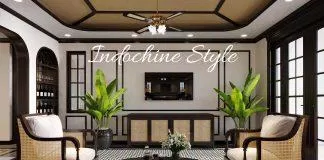 Phong cách thiết kế nội thất Indochine Style (Ảnh: Internet)