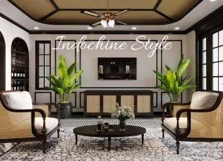 Phong cách thiết kế nội thất Indochine Style (Ảnh: Internet)