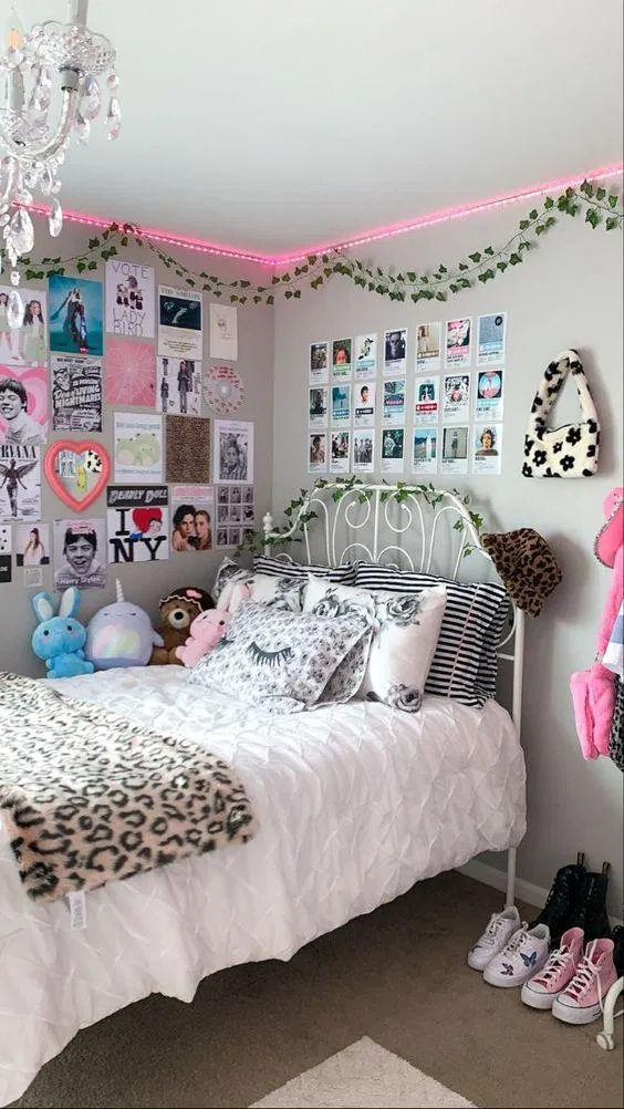 Decor phòng ngủ phong cách Y2K (Nguồn: internet)