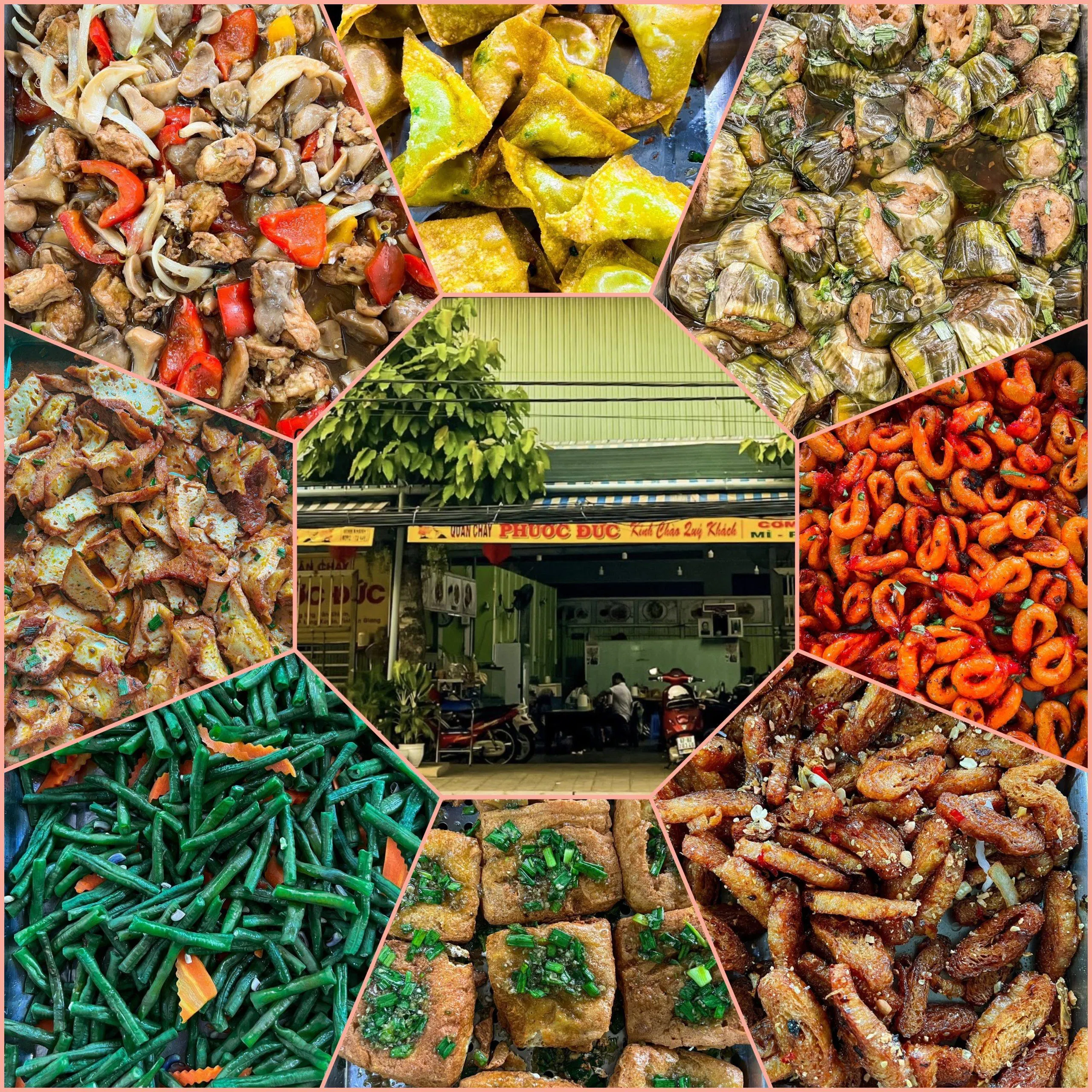 Quán chay Phước Đức (Ảnh: internet)