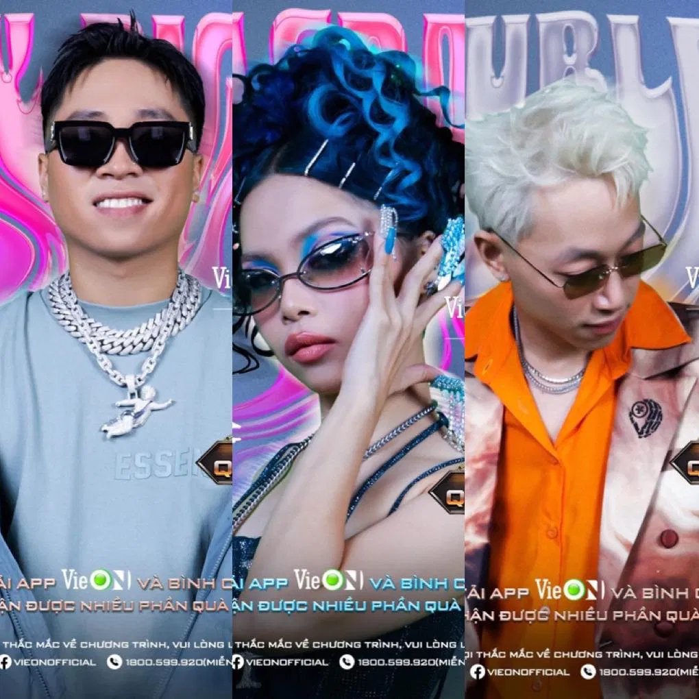 Top 3 chung cuộc Rap Việt mùa 3 (Nguồn: BlogAnChoi) Top 3 chung cuộc Rap Việt mùa 3 (Nguồn: BlogAnChoi)