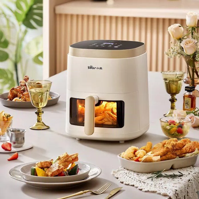 Nồi Chiên Không Dầu Bear QZG-F15E3 với thiết kế thông minh (Internet) Nồi Chiên Không Dầu Bear QZG-F15E3 với thiết kế thông minh (Internet)